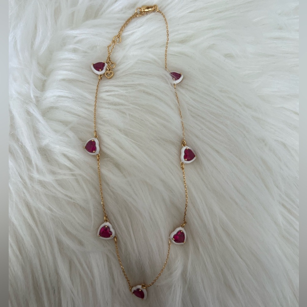 Kate Spade Sweetheart Station Necklace NWOT